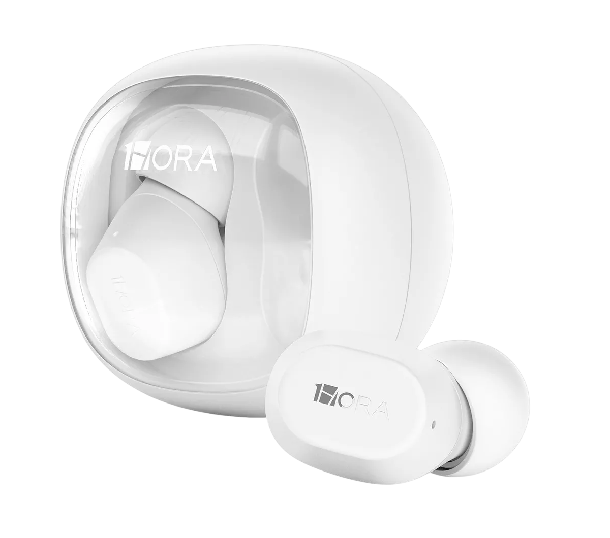 Foto 2 pulgar | Audífonos Inalámbricos In Ear 1 Hora Bluetooth 5.3 Blancos