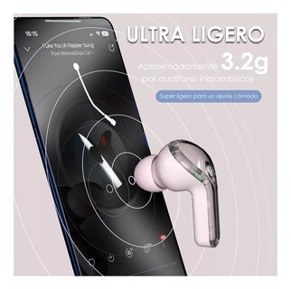 Foto 5 | Audífonos Bluetooth con Luz Rgb Belug Rosa