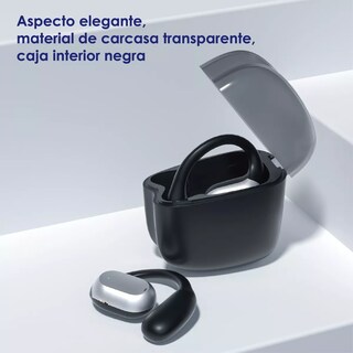 Foto 4 | Audífonos Open-ear Bluetooth Con Micrófono Negro
