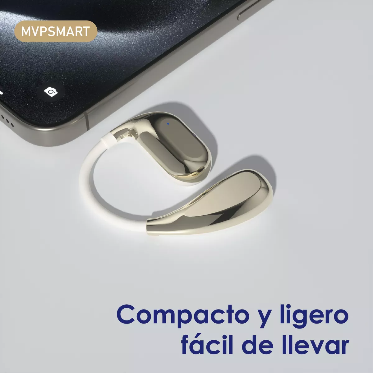 Foto 2 | Audífonos Manos Libres Open-ear Bluetooth Moda Dorado