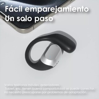 Foto 5 | Audífonos Open-ear Bluetooth Con Micrófono Negro