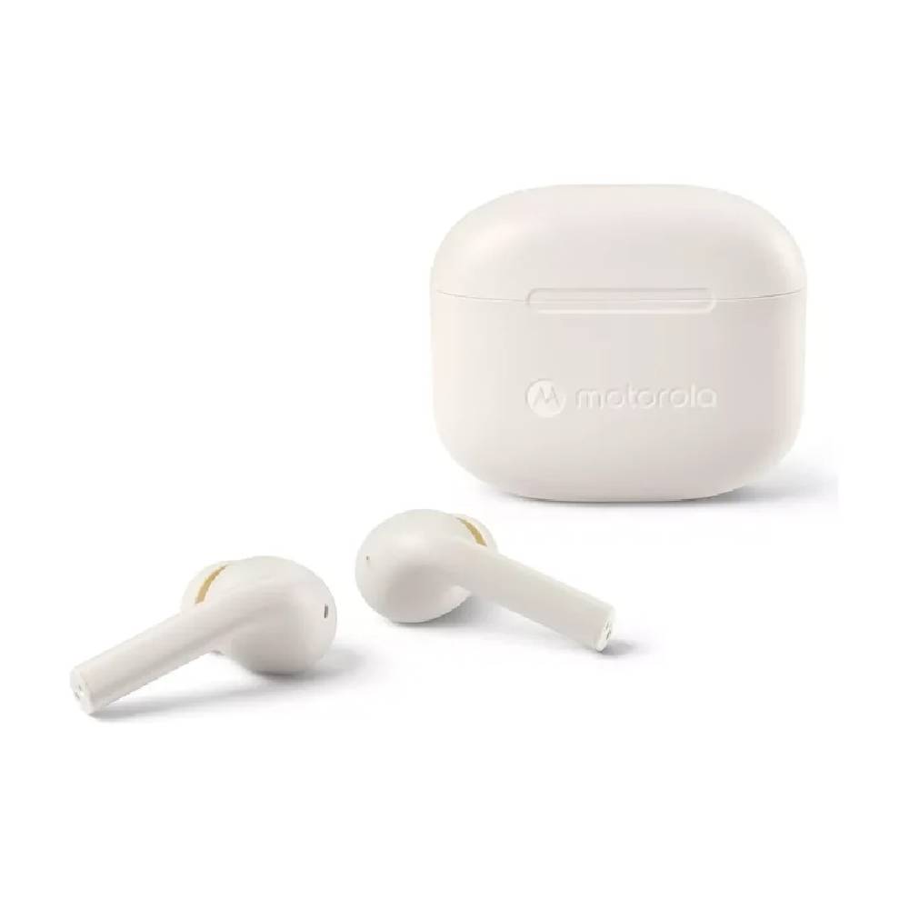 Audífonos Inalámbricos Motorola Buds 065 Bluetooth 17h Blanco