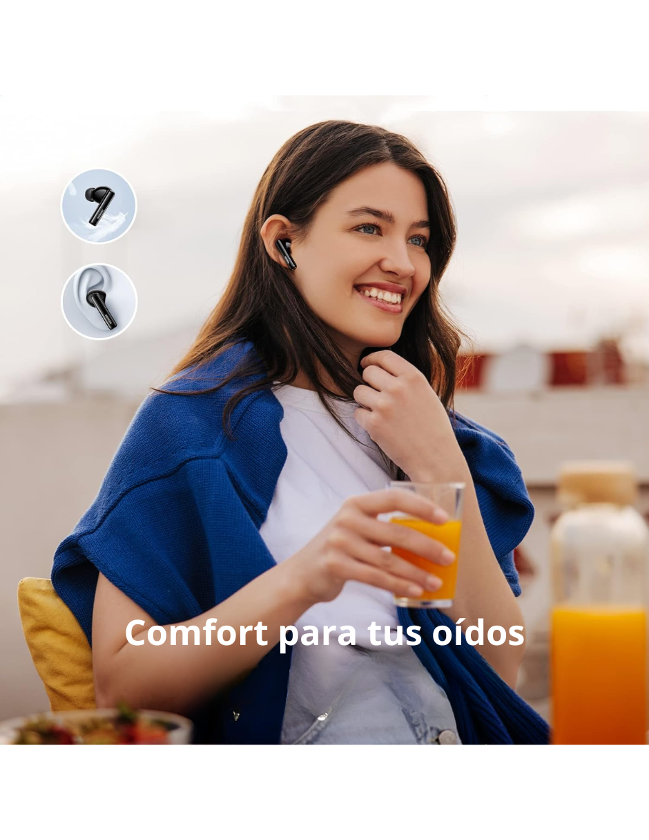 Foto 8 pulgar | Audífonos Inalámbricos Hitune T3 Pro Ugreen con Cancelación de Ruido