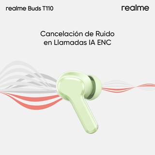 Foto 5 | Audifonos Realme T110 Bt 5.3 Enc Driver 10mm Batería 28h Control Táctil Ipx5 Negro