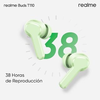 Foto 6 | Audifonos Realme T110 Bt 5.3 Enc Driver 10mm Batería 28h Control Táctil Ipx5 Negro
