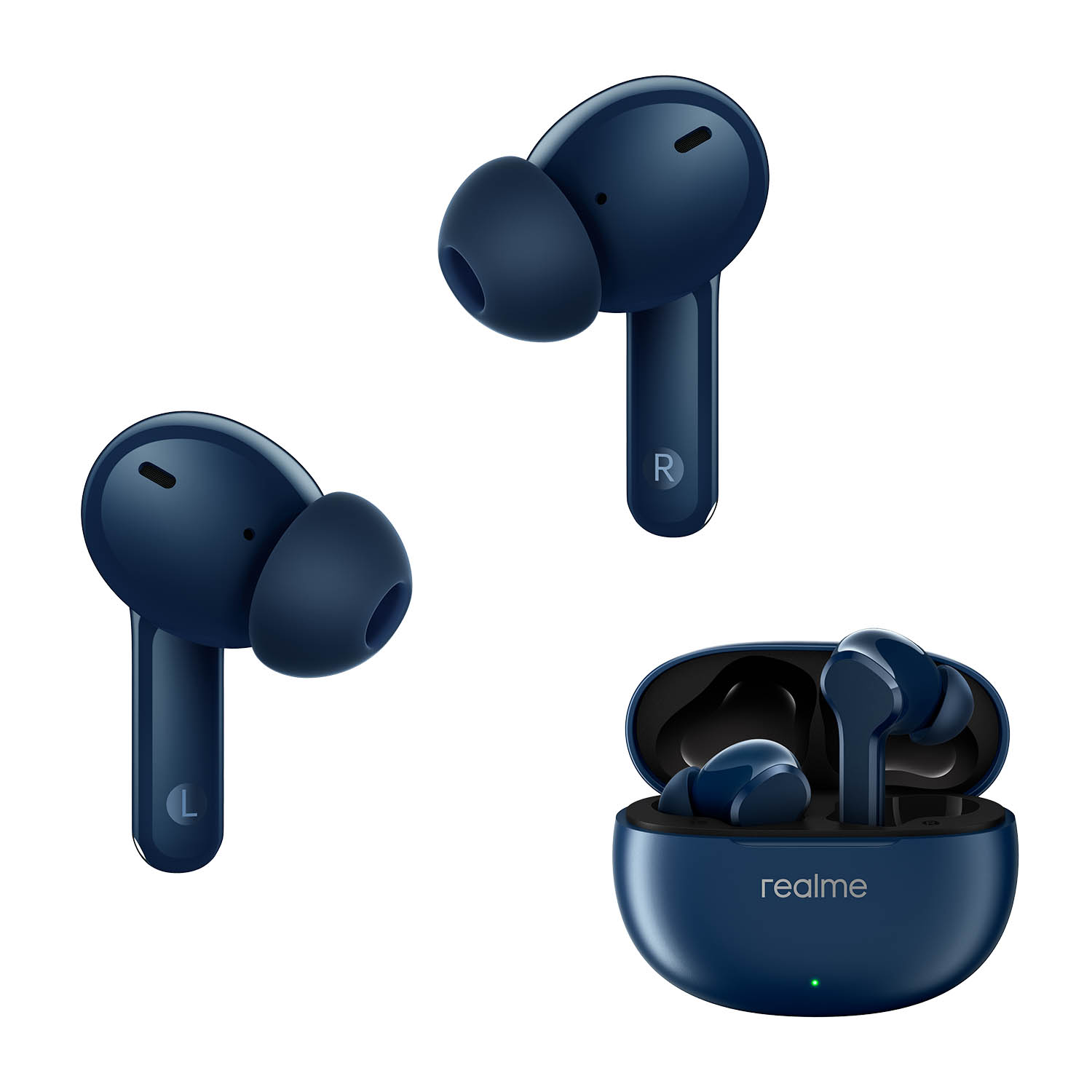 Foto 4 pulgar | Audifonos Realme T110 Bt 5.3 Enc Driver 10mm Batería 28h Control Táctil Ipx5 Azul