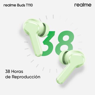 Foto 5 | Audifonos Realme T110 Bt 5.3 Enc Driver 10mm Batería 28h Control Táctil Ipx5 Azul