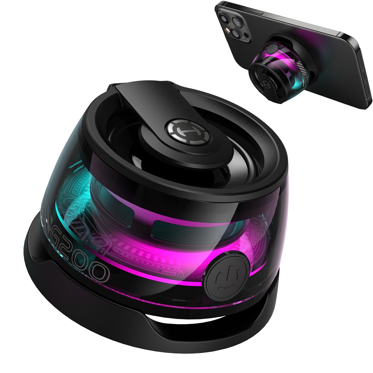 Foto 2 pulgar | Altavoz Bluetooth Edifier G200 Magnetic Con Rgb Para Iphone - Venta Internacional.