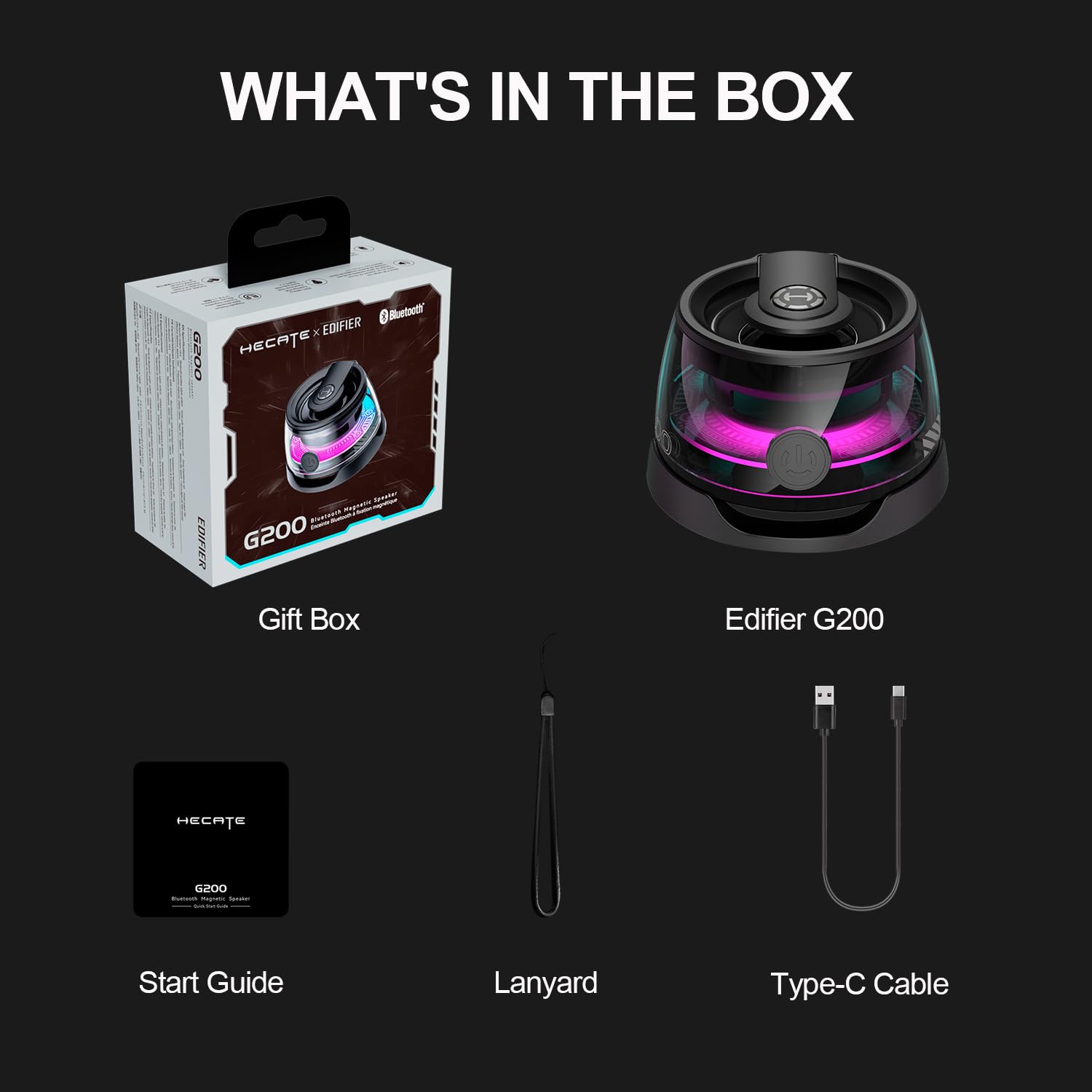 Foto 7 pulgar | Altavoz Bluetooth Edifier G200 Magnetic Con Rgb Para Iphone - Venta Internacional.