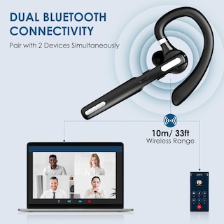 Foto 3 | Auriculares Inalámbricos Bluetooth Icomtofit con Micrófono Negro - Venta Internacional