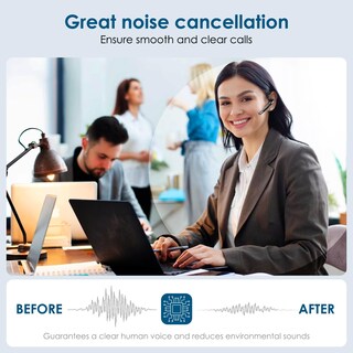 Foto 6 | Auriculares Inalámbricos Bluetooth Icomtofit con Micrófono Negro - Venta Internacional