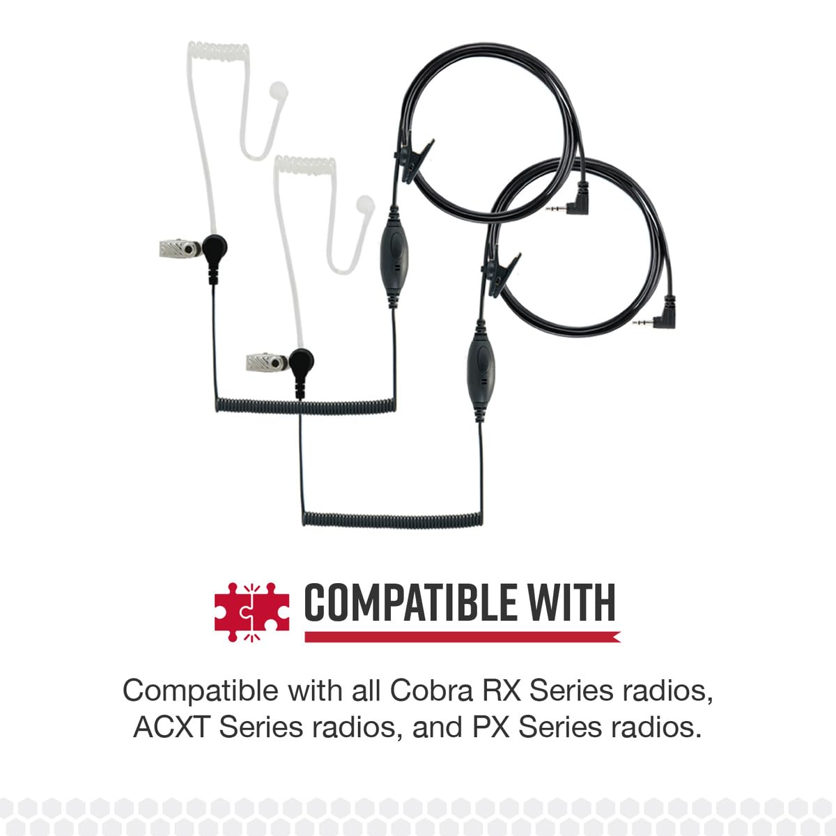 Foto 7 pulgar | Auriculares Walkie Talkie Surveillance 2 Unidades - Venta Internacional