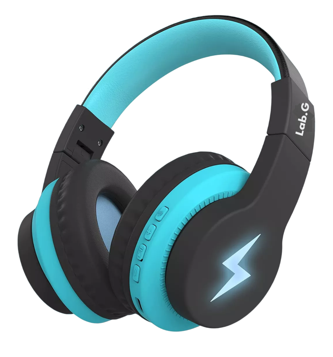 Foto 2 pulgar | Auriculares Bluetooth Diadema Inalámbricos 45h Para Niños Azuil/negro