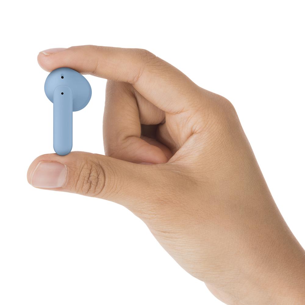 Foto 7 pulgar | Audífonos Steren Bluetooth Touch True Wireless Azul