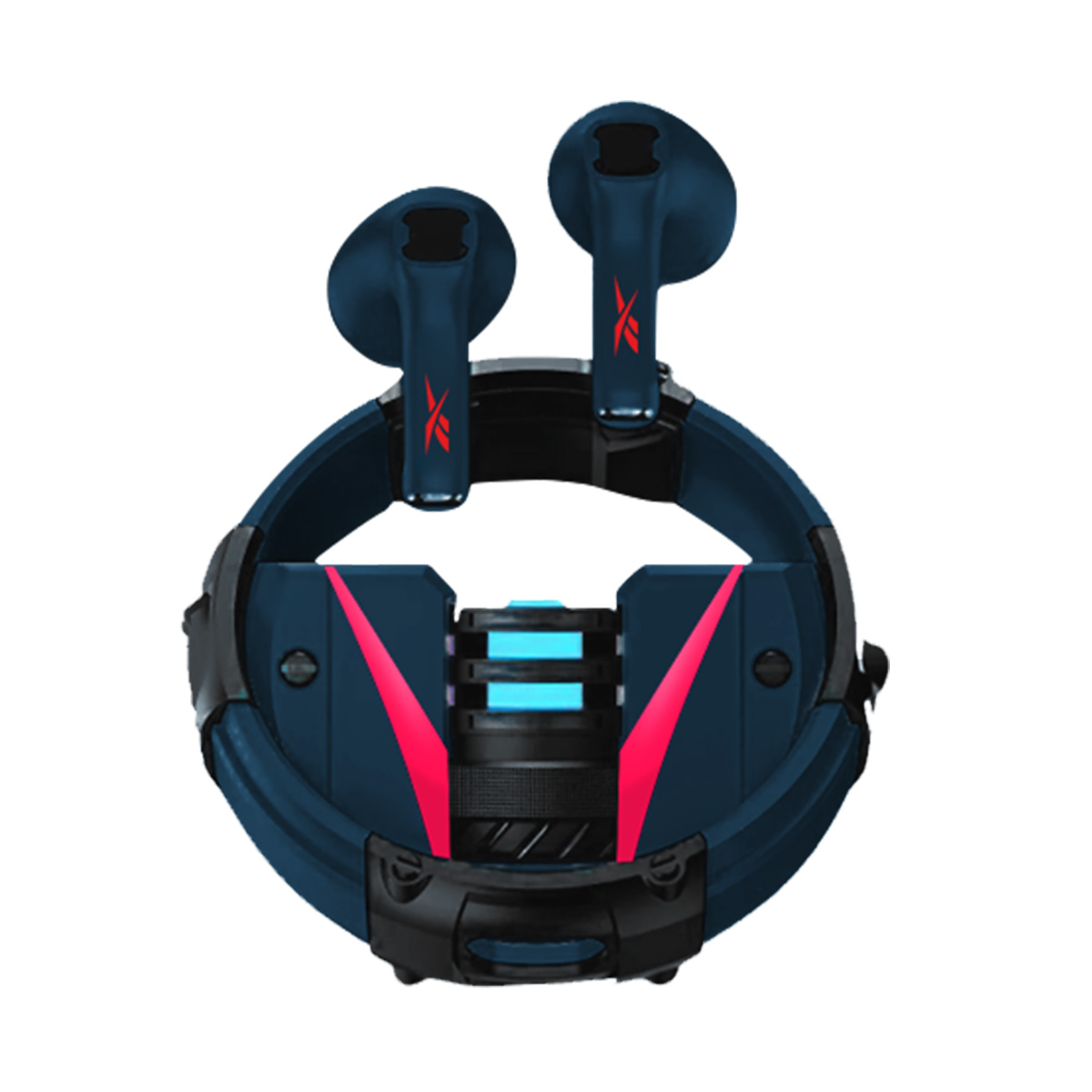 Foto 2 | Audifono Reebok Twizz Metal Case Azul Tws