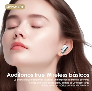 Foto 3 | Manos Libres Inalámbricos 5.3 Auriculares Bluetooth Belug, Blanco