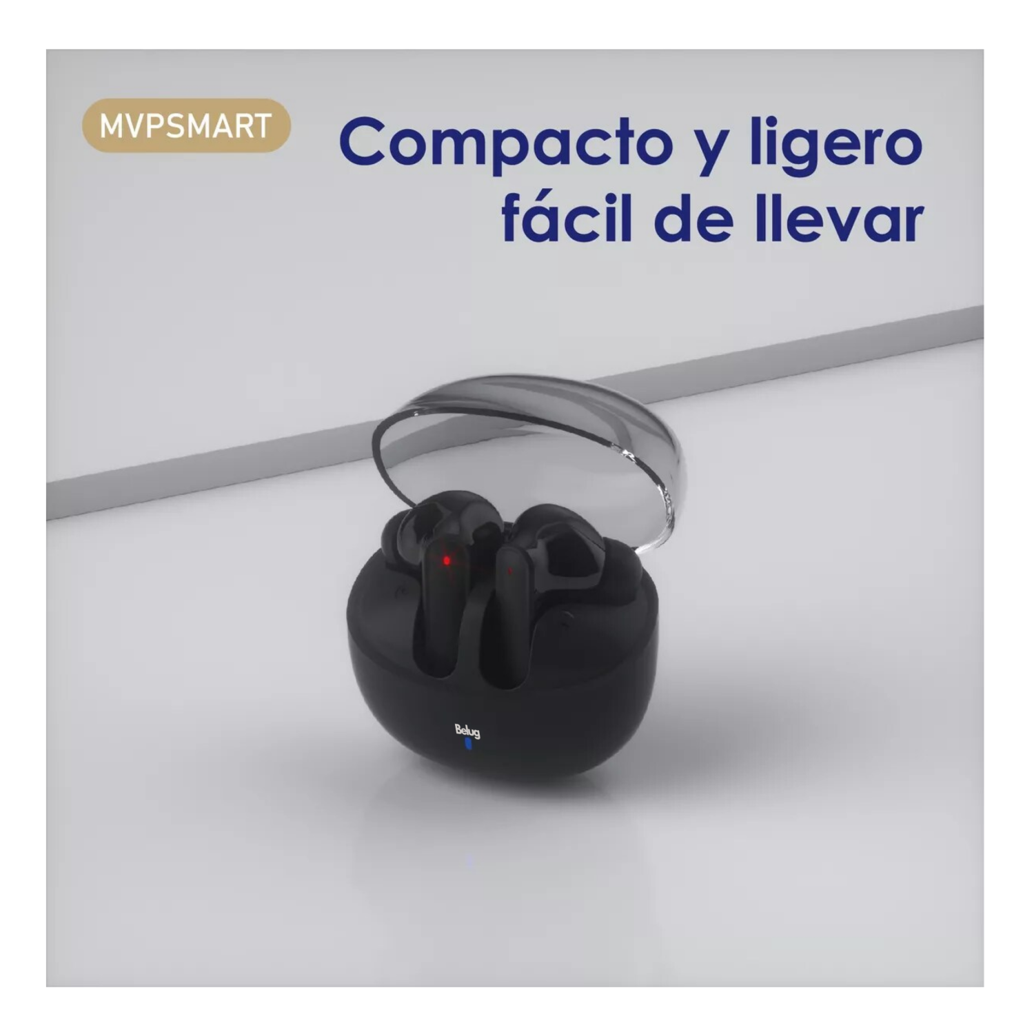 Foto 2 | Audífonos Bluetooth 5.3 Compatible Android Negro