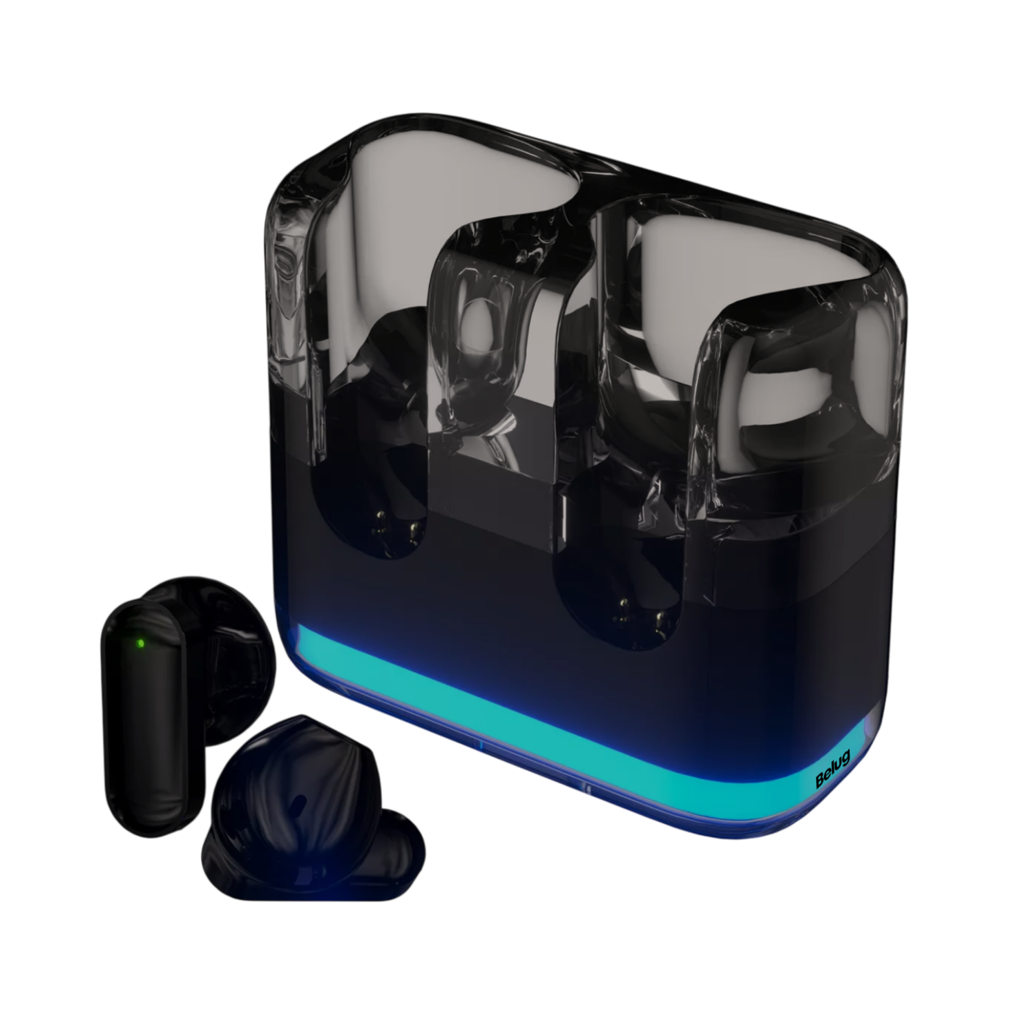 Foto 2 pulgar | Audífonos Manos Libres In-ear Negro Con Micrófono Belug, Negro