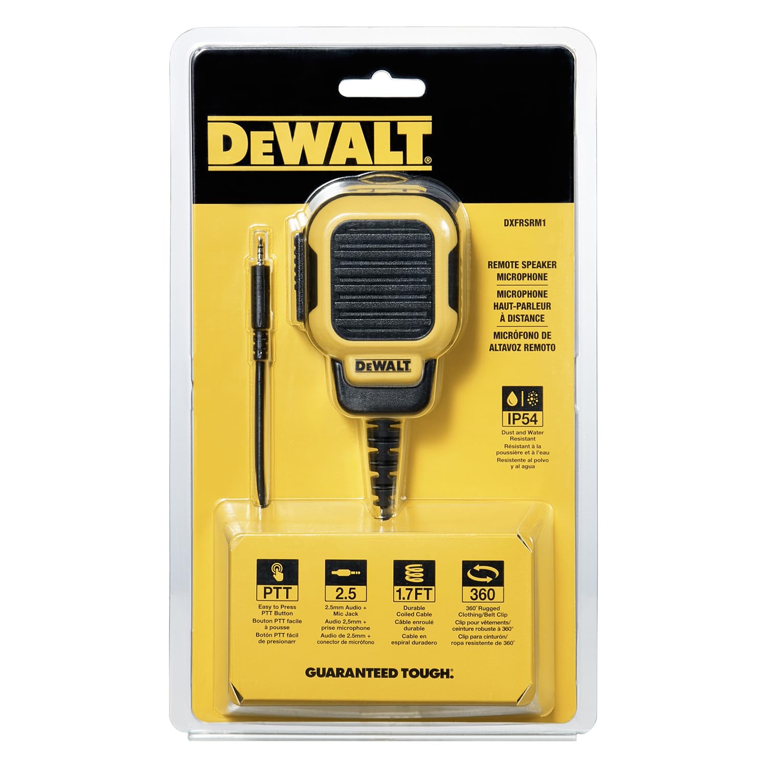 Foto 6 pulgar | Micrófono Con Altavoz Remoto Dewalt Dxfrsrm1 Para Dxfrs300/800 - Venta Internacional.