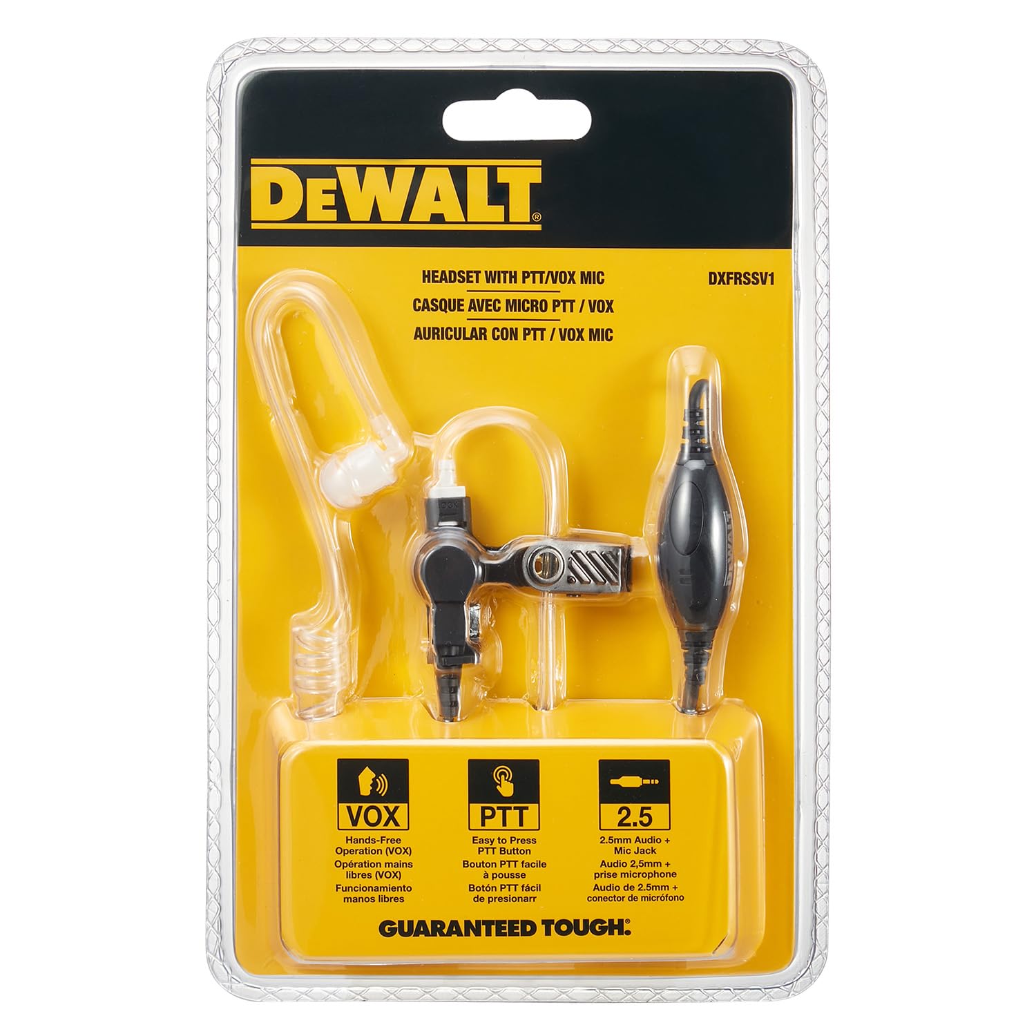 Foto 5 pulgar | Auriculares Dewalt Dxfrssv1 Para Walkie Talkie Dxfrs300 Y Dxfrs800 - Venta Internacional.