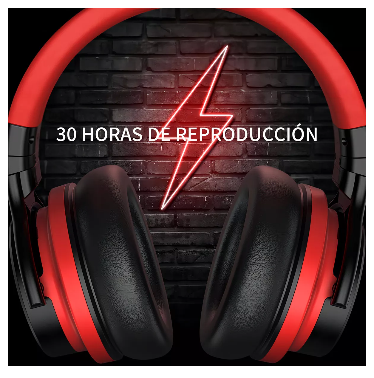 Foto 4 pulgar | Auricular Inalámbrico Belug, E7c Bluetooth 5.0 Rojo