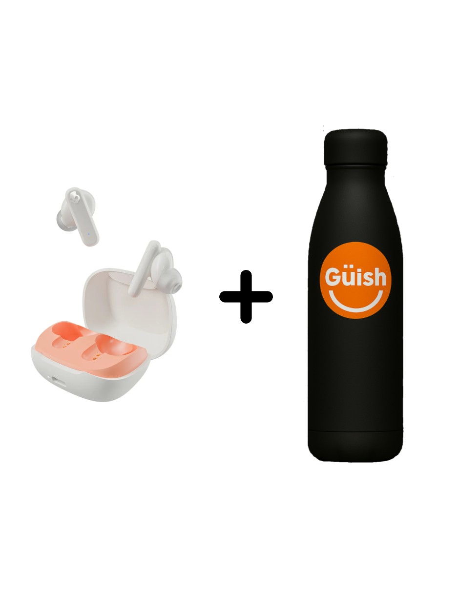 Foto 2 pulgar | Auriculares Inalambricos Bluetooth + Gratis Termo Güish De Regalo