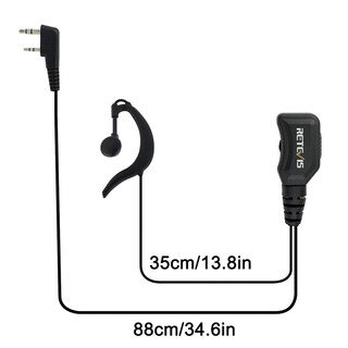 Foto 3 | Auricular Walkie Talkie Retevis Con Micrófono Para Rt22 Rt68 Rt21 - Venta Internacional.
