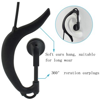 Foto 4 | Auricular Walkie Talkie Retevis Con Micrófono Para Rt22 Rt68 Rt21 - Venta Internacional.