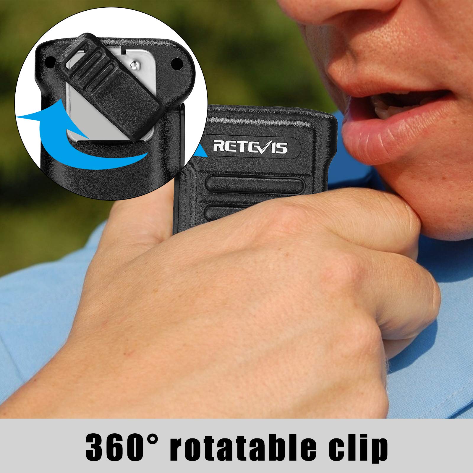 Foto 8 pulgar | Micrófono Con Altavoz De Hombro Retevis H103k Ip54 Resistente Al Agua - Venta Internacional.