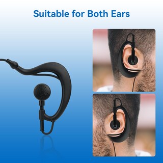Foto 4 | Auricular Walkie Talkie Retevis Con Volumen Ajustable Para Rt22 - Venta Internacional.