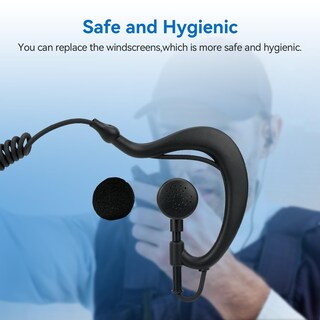 Foto 7 | Auricular Walkie Talkie Retevis Con Volumen Ajustable Para Rt22 - Venta Internacional.