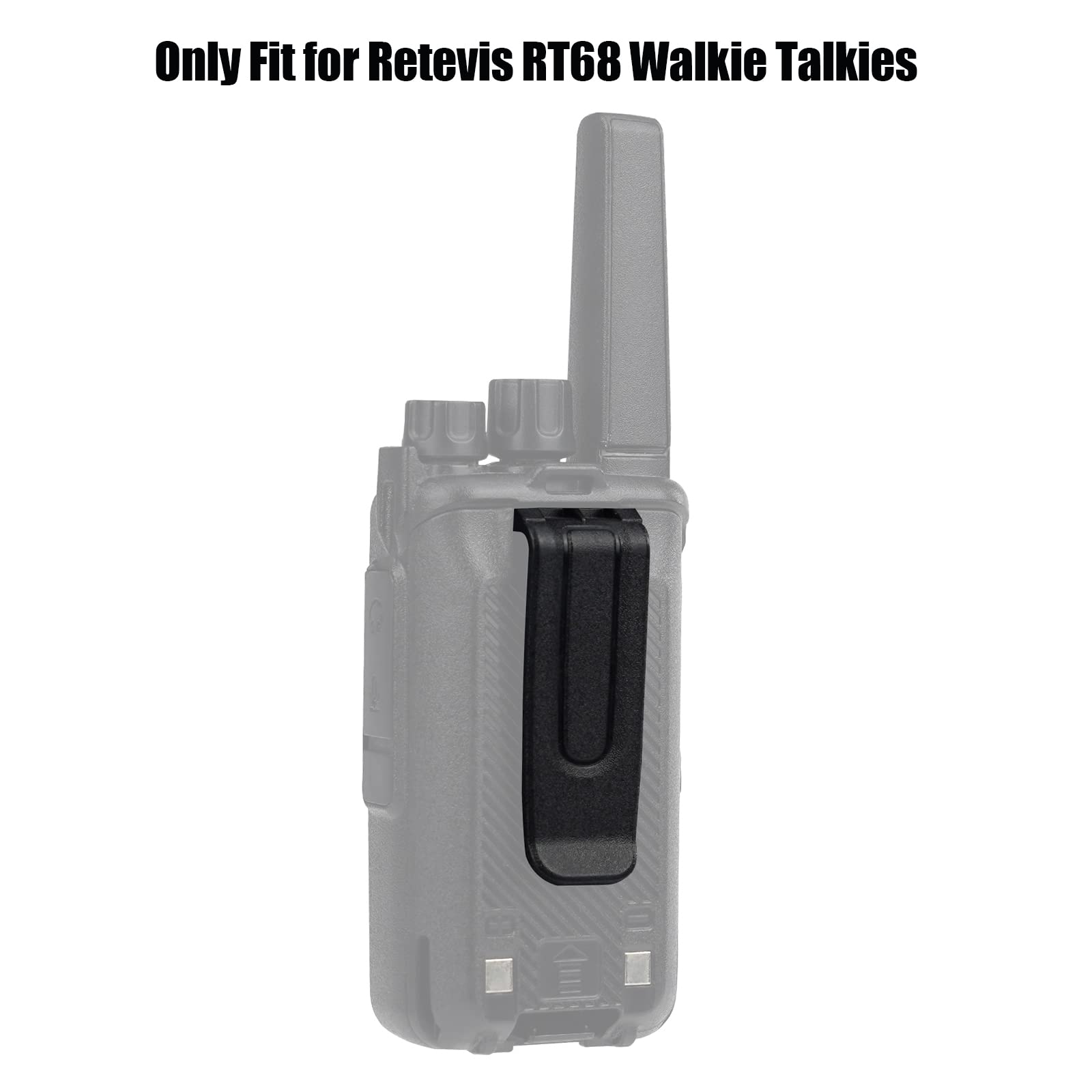 Foto 2 | Pinzas De Cinturón Para Walkie Talkie Retevis Rt68 (paquete De 6) - Venta Internacional.