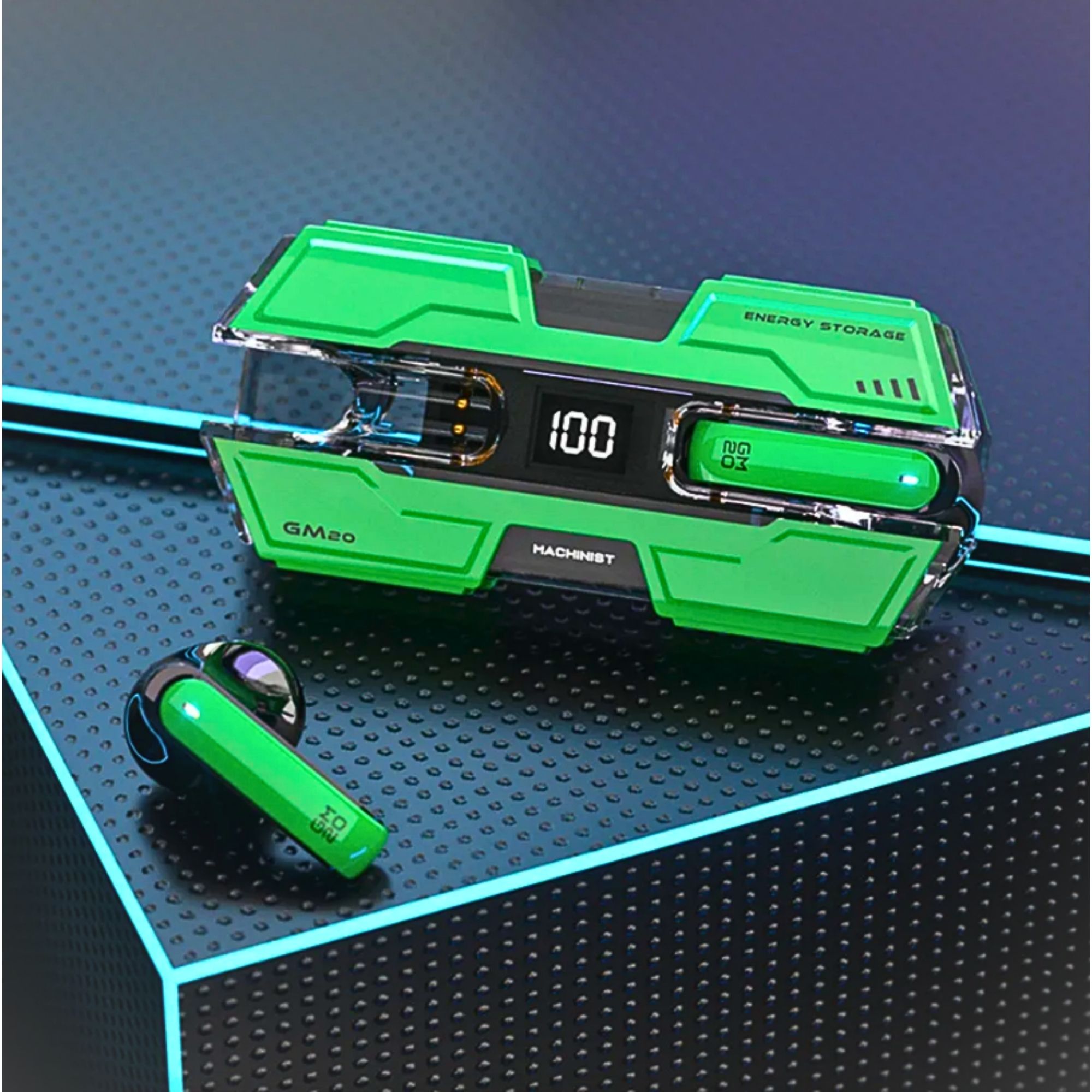 Foto 3 pulgar | Auriculares Inalámbricos Con Estuche De Carga Verde