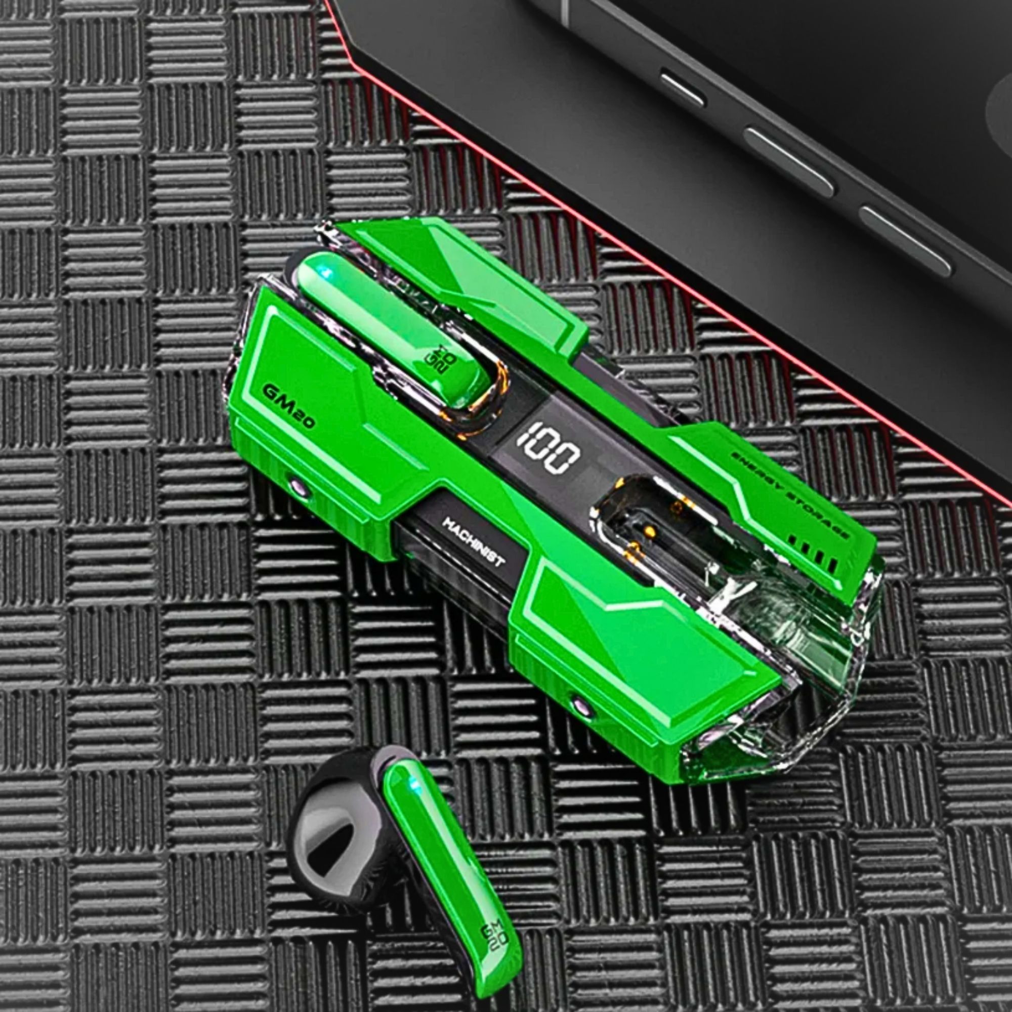 Foto 4 pulgar | Auriculares Inalámbricos Con Estuche De Carga Verde