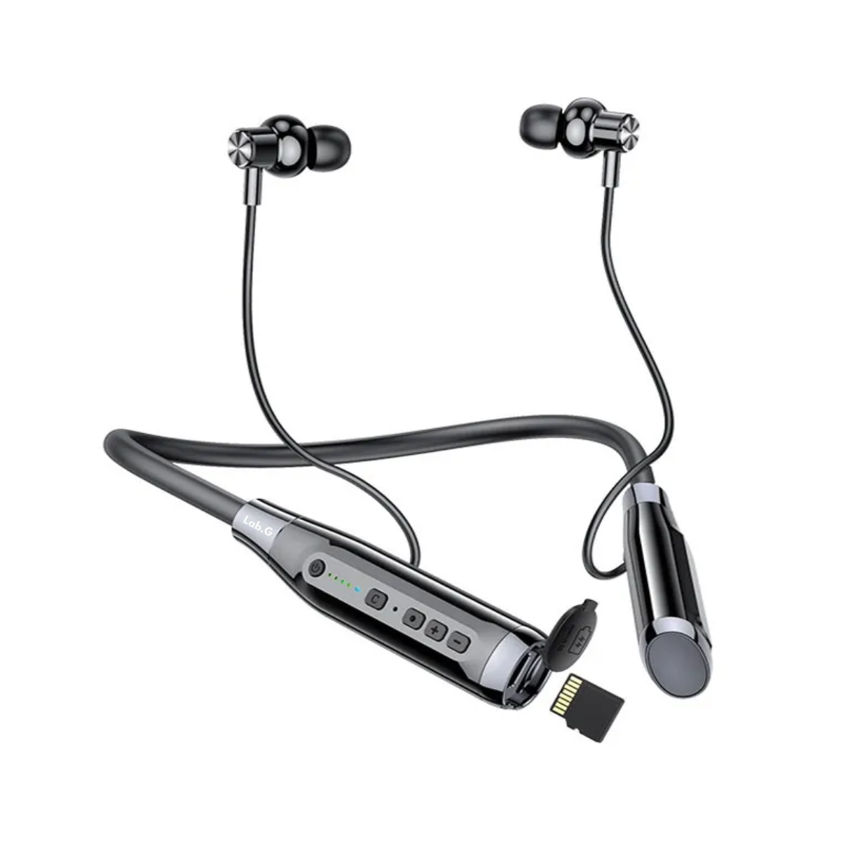 Foto 1 | Auriculares Inalámbricos Bluetooth Con Banda Para El Cuello Lab.g Negro