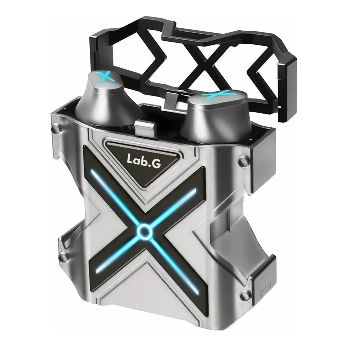 Audífonos Bluetooth Deportivos Reducción De Ruido Gris Con Negro Lab.g Gris