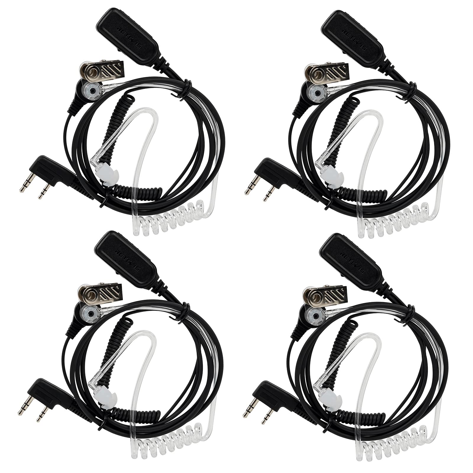 Foto 1 | Auricular Retevis Vox Para Walkie-talkie De 2 Pines Rt22 Rt21 H-777 - Venta Internacional.