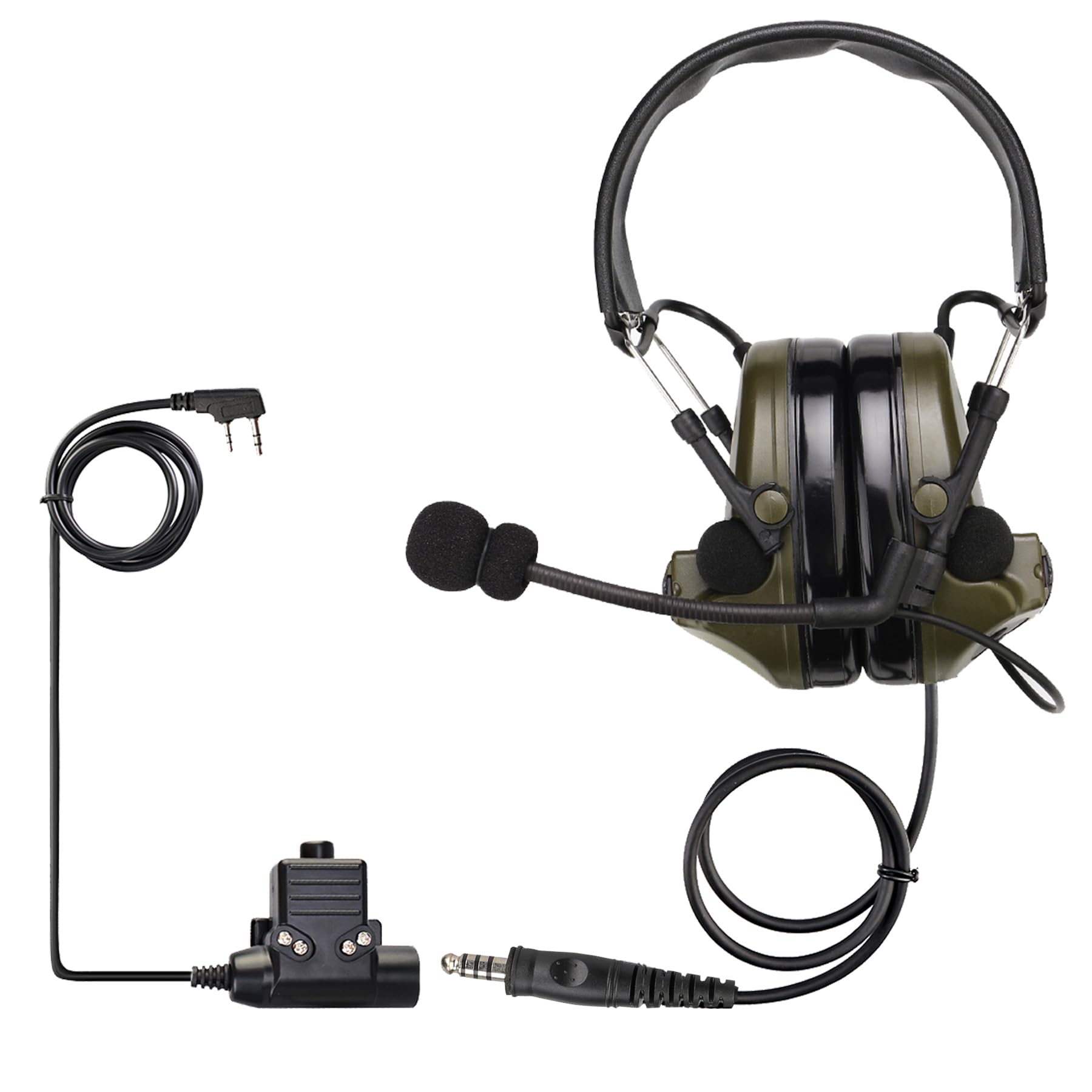 Foto 2 pulgar | Auriculares Tácticos Retevis Ehk007 Con Micrófono Para Caza Y Tiro - Venta Internacional.
