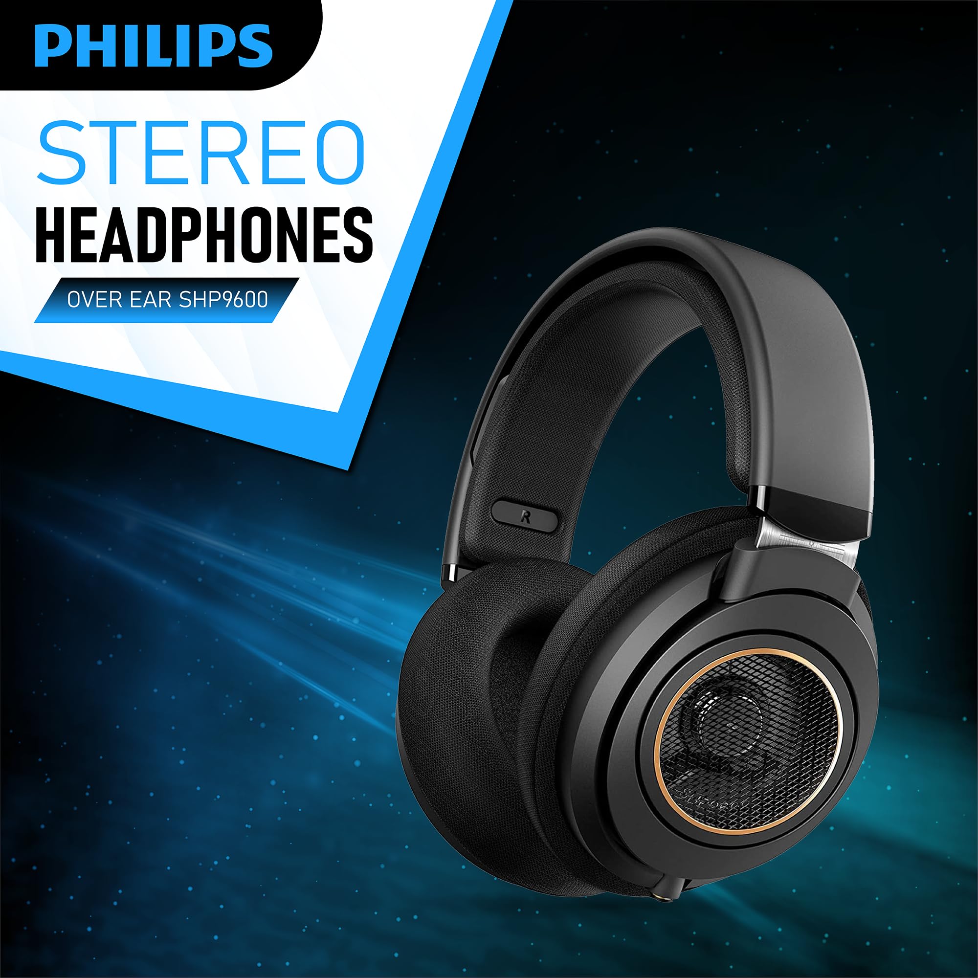 Foto 4 pulgar | Auriculares Philips Para Colocar Sobre La Oreja, Parte Trasera Abierta, Con Cable, Shp9600 - Venta Internacional.