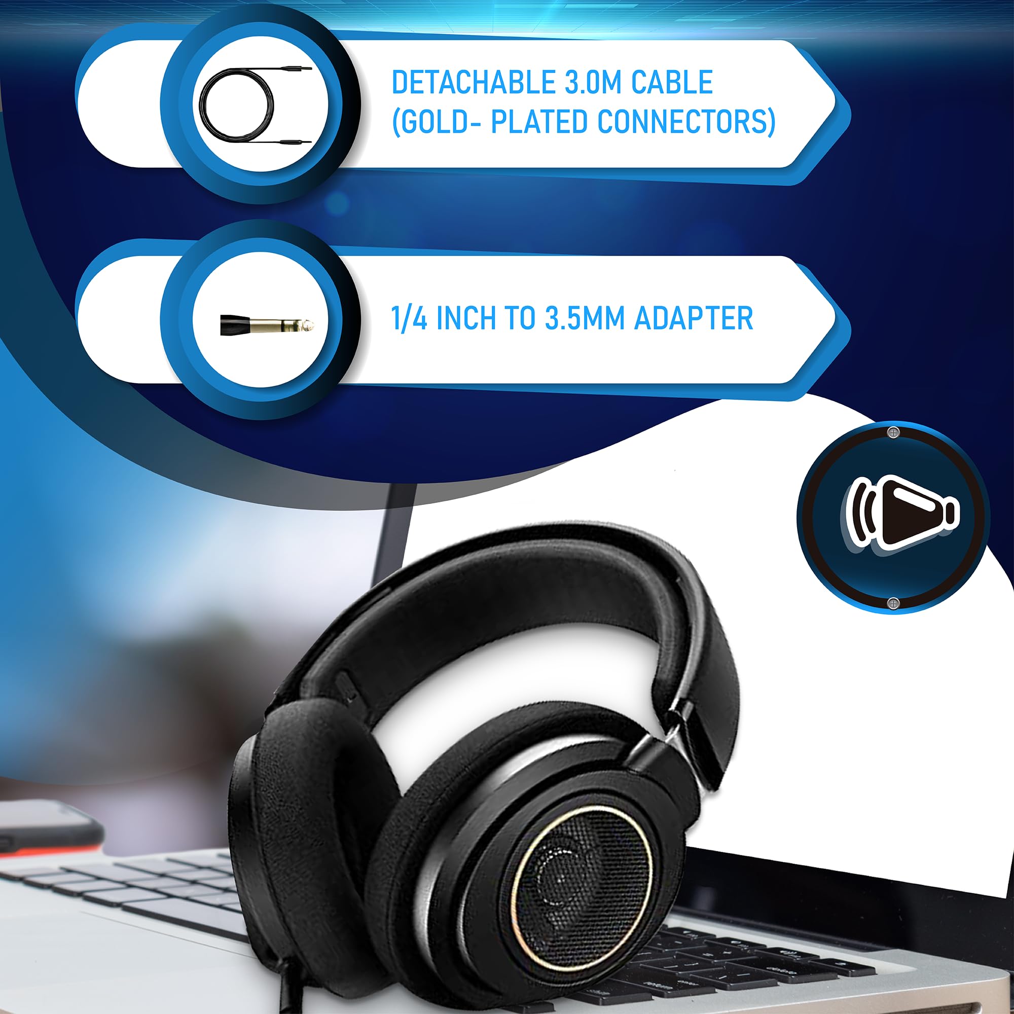 Foto 7 pulgar | Auriculares Philips Para Colocar Sobre La Oreja, Parte Trasera Abierta, Con Cable, Shp9600 - Venta Internacional.