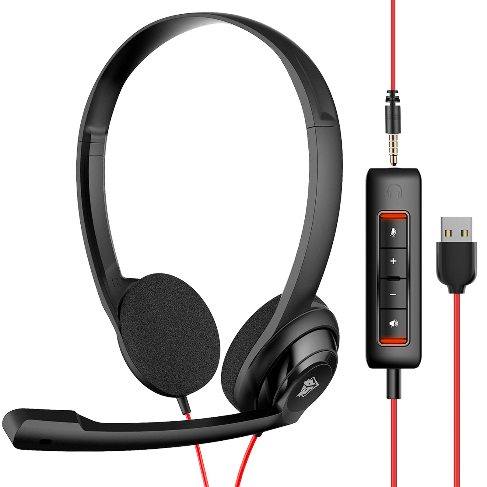 Foto 2 pulgar | Auriculares Nubwo Hw02 Usb Para Ordenador Con Micrófono, Color Negro - Venta Internacional.