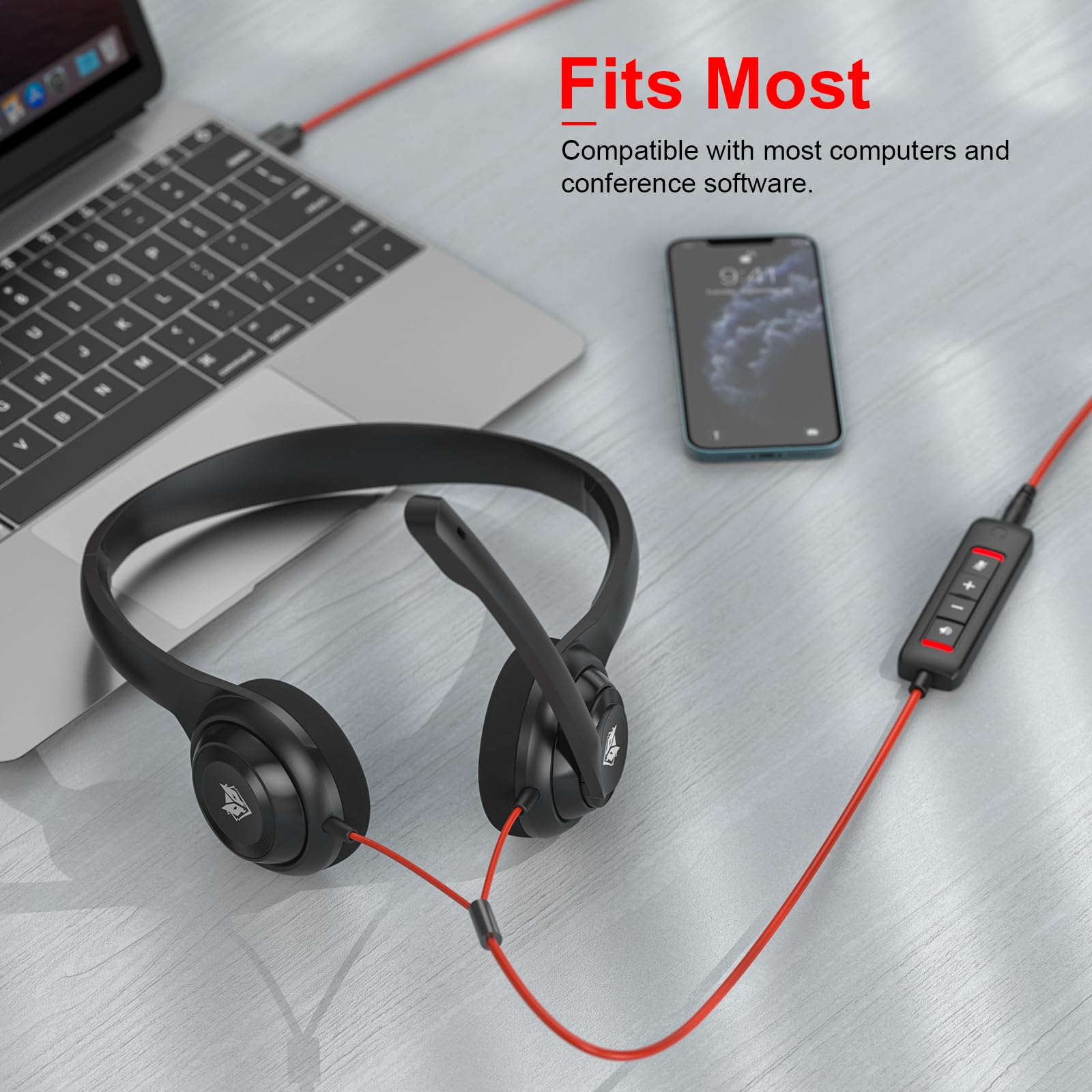 Foto 5 pulgar | Auriculares Nubwo Hw02 Usb Para Ordenador Con Micrófono, Color Negro - Venta Internacional.