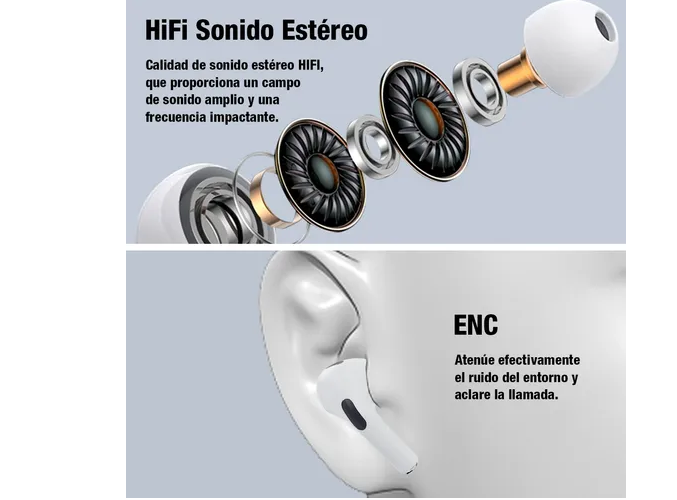 Foto 3 pulgar | Xtellar Audífonos In-ear Mvpsmart R95, Bluetooth 5.3 Tws, Negros – Calidad Premium