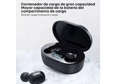 Foto 3 | Xtellar E7s Keluona - Audífonos Inalámbricos In-ear Tws Bluetooth Con Luz Led - Negros