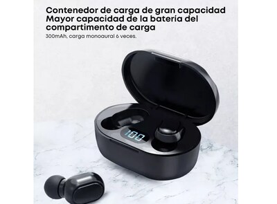 Foto 4 | Xtellar E7s Keluona - Audífonos Inalámbricos In-ear Tws Bluetooth Con Luz Led - Negros