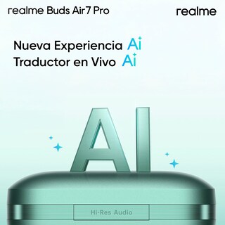 Foto 4 | Audífonos Inalámbricos Realme Buds Air 7 Pro Color Gris