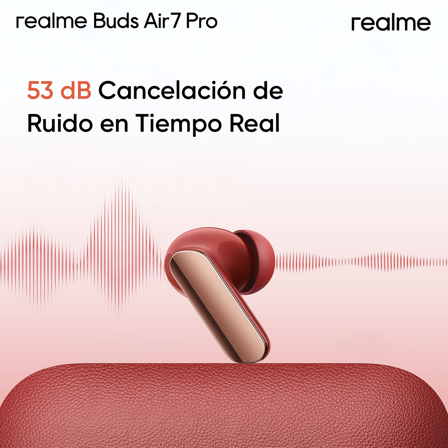 Foto 7 pulgar | Audífonos Inalámbricos Realme Buds Air 7 Pro Color Gris
