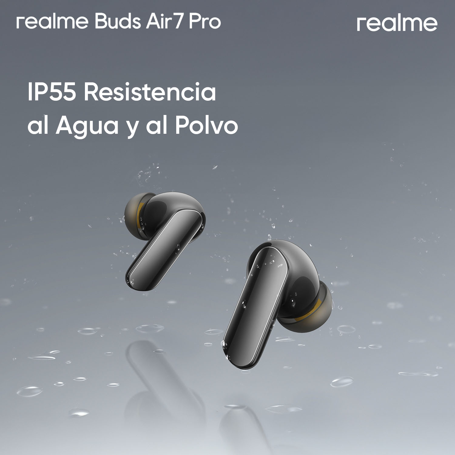Foto 8 pulgar | Audífonos Inalámbricos Realme Buds Air 7 Pro Color Gris