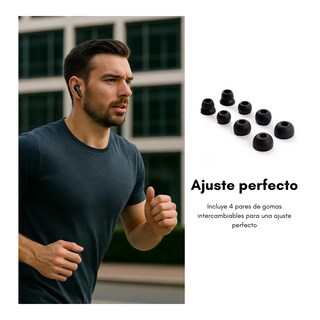 Foto 3 | Audífonos Bluetooth Cancelación De Ruido Lab.g Negro