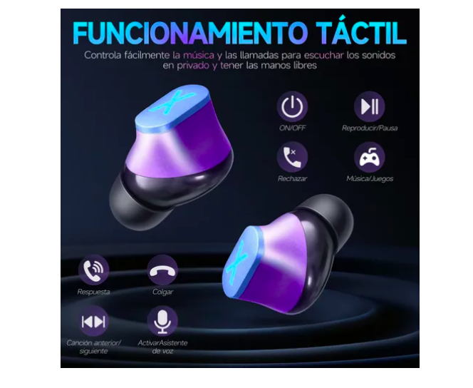 Foto 5 pulgar | Audífonos Xtellar  Bluetooth In-ear Gamer